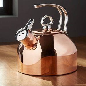 New - Chantal stainless steel whistling tea kettle